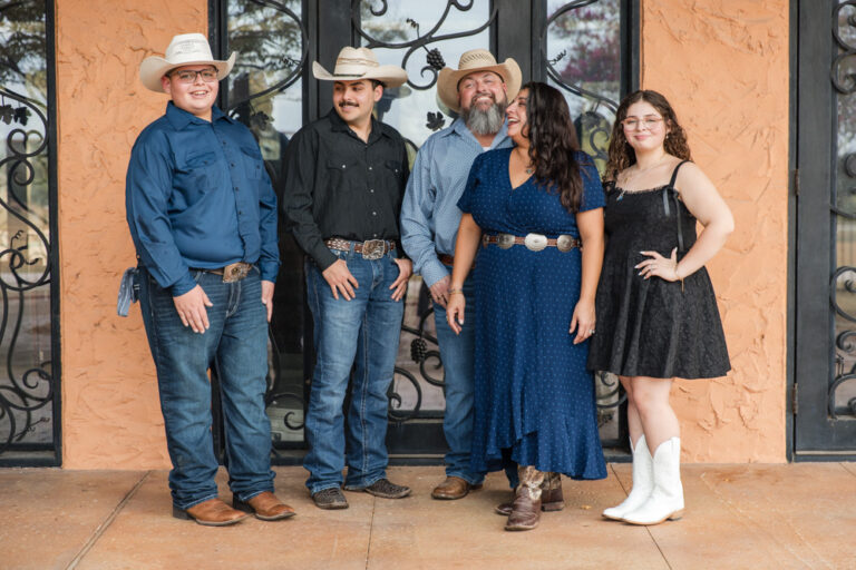 Family of five with w