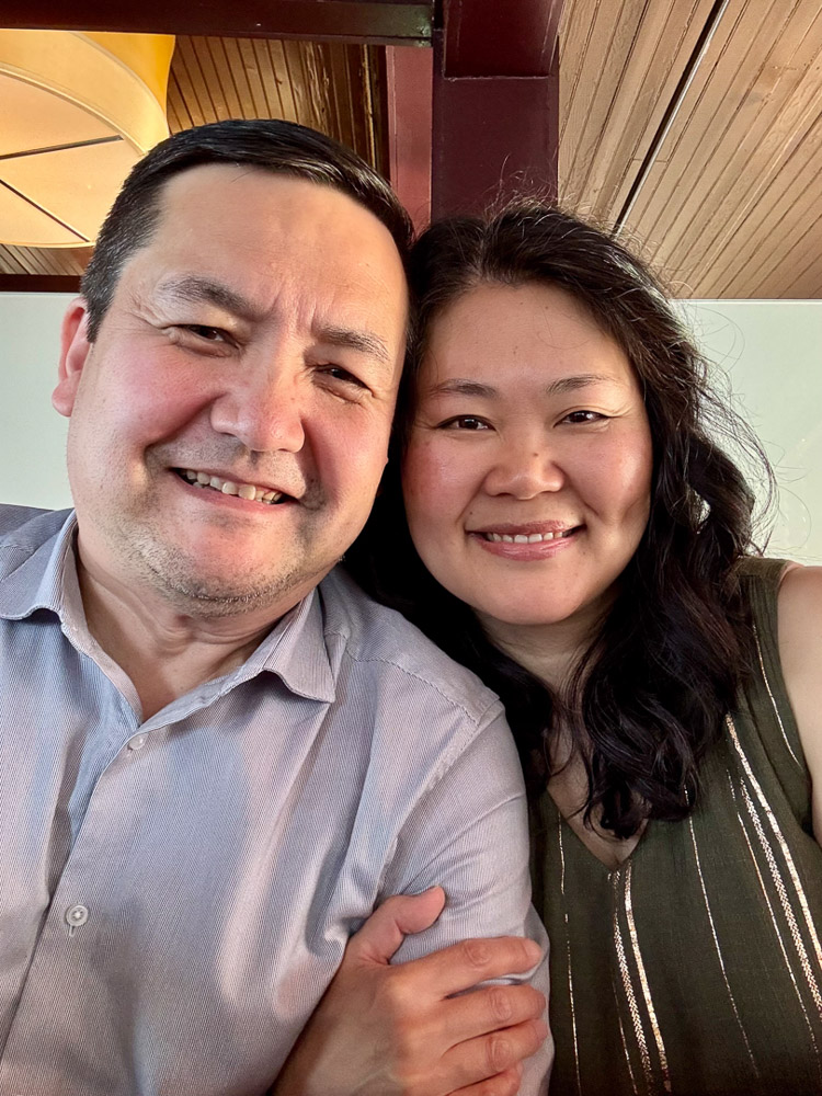 Austin smiling couple