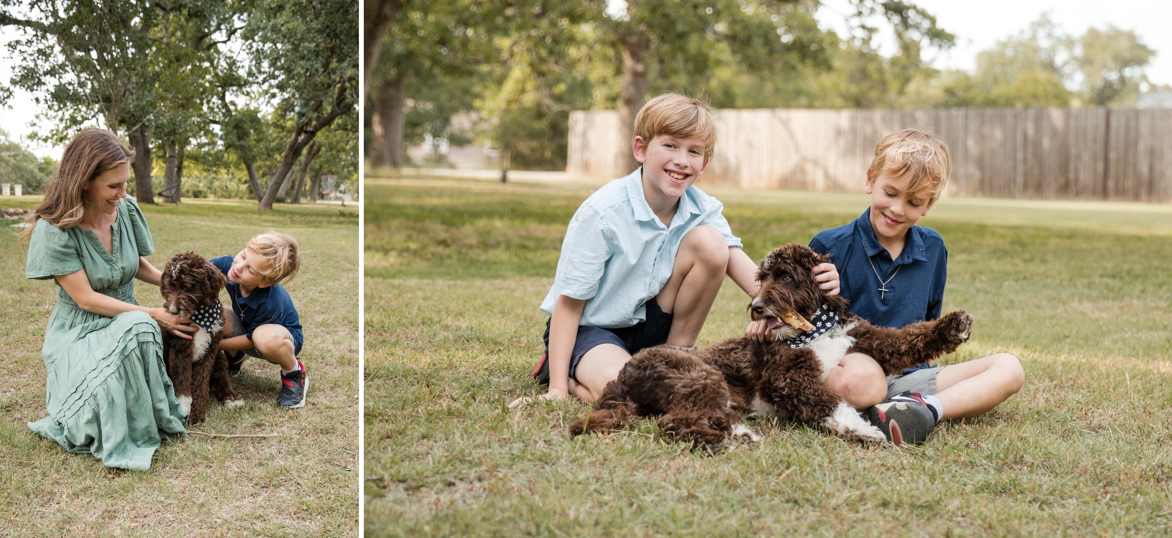 Kayla and Jordan family in Austin, TX
